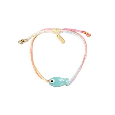 Adriana Pappas Designs Women's Go Fish Kid's Bracelet - Blue