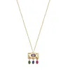 Adriana Pappas Designs Women's Gold Bejeweled Necklace In Gold