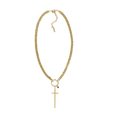 Adriana Pappas Designs Women's Gold Blair Necklace - Black