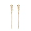 Adriana Pappas Designs Women's Gold Crystal Ice Drops In Gold