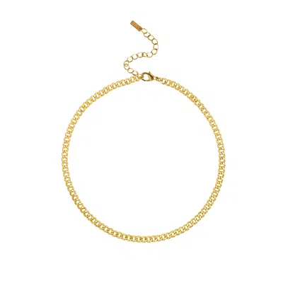 Adriana Pappas Designs Women's Gold Curby Chain Necklace