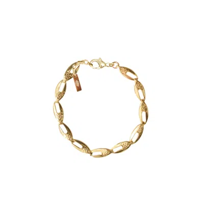 Adriana Pappas Designs Women's Gold Serpent Chain Bracelet