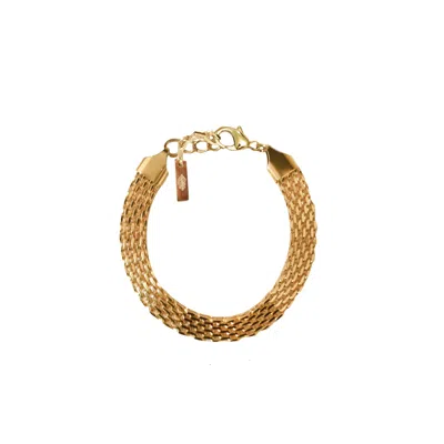 Adriana Pappas Designs Women's Gold Vintage Mesh Chain Bracelet