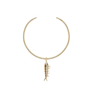 Adriana Pappas Designs Women's Golden Fish Choker