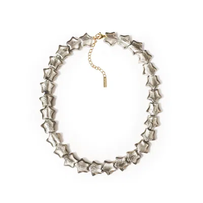 Adriana Pappas Designs Women's Grey Silver Skies Necklace In Gray
