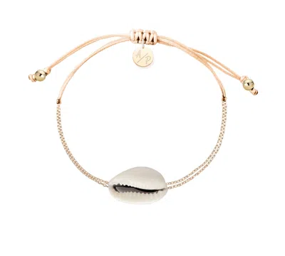 Adriana Pappas Designs Women's Mini Natural Shell Chain Bracelet - Yellow & Orange
