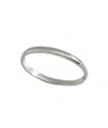 Adriana Pappas Designs Women's Silver Bangle Eight Mmm In Silver