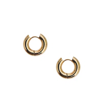 Adriana Pappas Designs Women's Small Gold Filled Hoops In Yellow