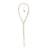 Adriana Pappas Designs Women's Square Chain Lariat In Yellow