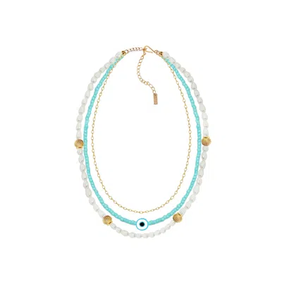 Adriana Pappas Designs Women's Turquoise Trio Choker In Blue