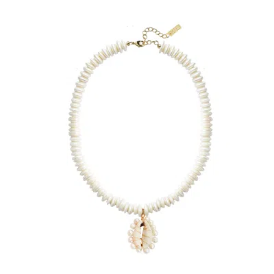 Adriana Pappas Designs Women's White Shore Thing Necklace