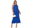 Adrianna By  Papell Plus Size Ruffled Sleeveless Midi Dress