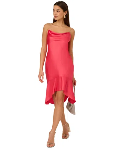 Adrianna By  Papell Women's Strappy Scoop-back Dress