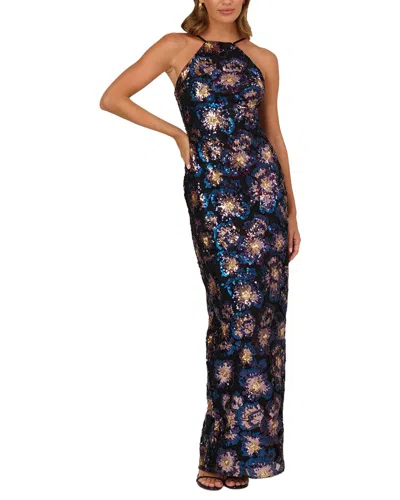Adrianna Eve Embellished Maxi Dress In Multi