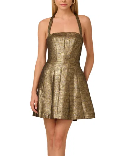Adrianna Eve Embellished Mini Dress In Silver