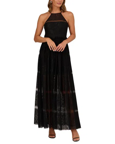 Adrianna Eve Solid Maxi Dress In Black