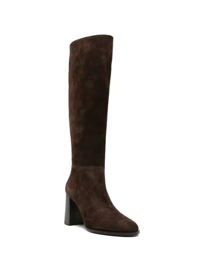 Adrianna Feretti Block-heel Boots In Black