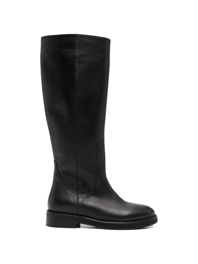 Adrianna Feretti Block-heel Knee-high Boots In Black