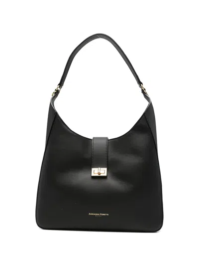 Adrianna Feretti Buckle Detail Tote Bag In Black