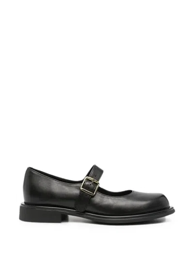 Adrianna Feretti Buckle-strap Leather Pumps In Black