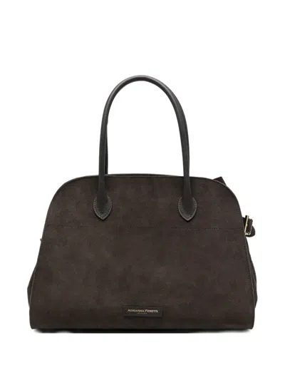 Adrianna Feretti Bukle-detail Tote Bag In Brown