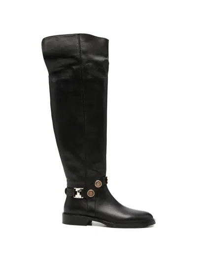 Adrianna Feretti Medallion-embellished Boots In Multi