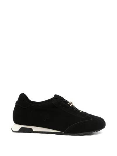 Adrianna Feretti Suede Lace-up Sneakers In Multi