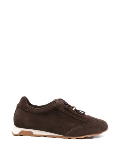 Adrianna Feretti Suede Sneakers In Multi