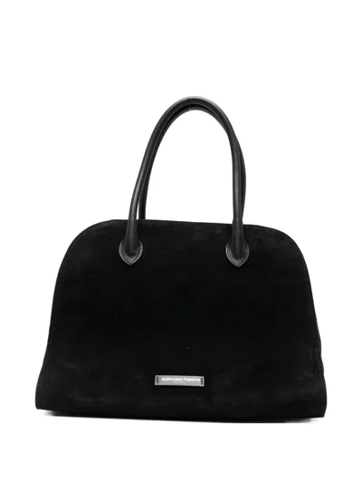 Adrianna Feretti Top Handle Tote Bag In Black