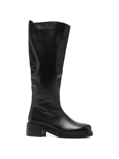 Adrianna Feretti Zip-fastening Knee-high Boots In Black