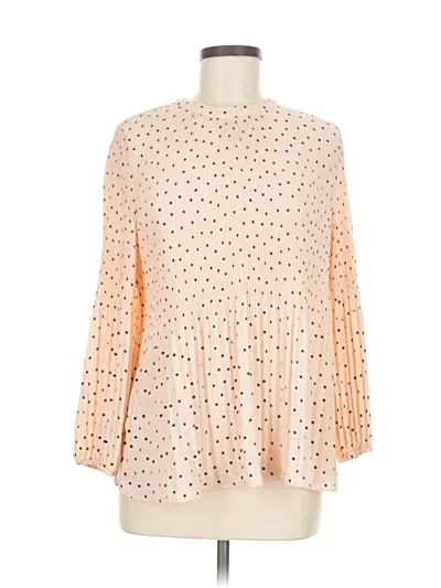 Pre-owned Adrianna Papell 3/4 Sleeve Blouse In Orange