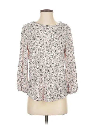 Pre-owned Adrianna Papell 3/4 Sleeve Blouse In Pink