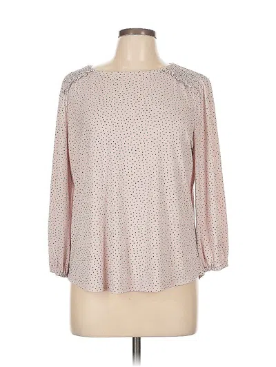 Pre-owned Adrianna Papell 3/4 Sleeve Blouse In Pink