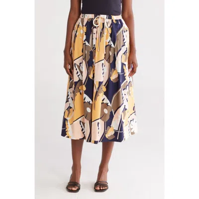 Adrianna Papell A-line Print Skirt