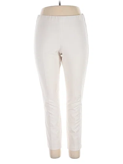 Pre-owned Adrianna Papell Active Pants In Ivory