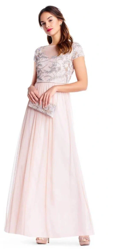 Adrianna Papell Ap1e202874 Mother Of The Bride Long Formal Gown In Multi