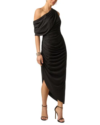 Adrianna Papell Artisan Jersey Long Dress In Black