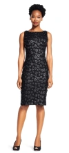 Adrianna Papell Black Sleeveless Cocktail Party Dress Ap1e200023 In Black