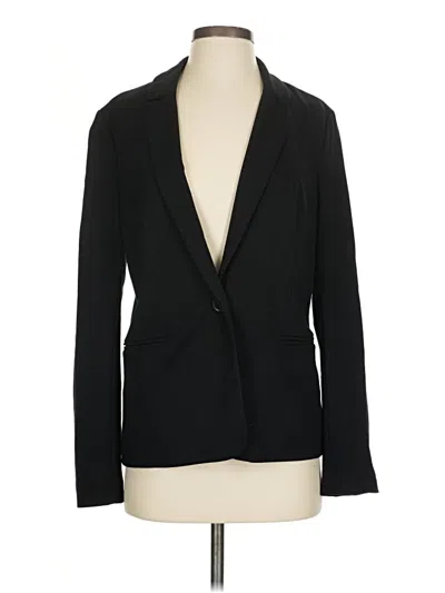 Pre-owned Adrianna Papell Blazer Jacket In Black