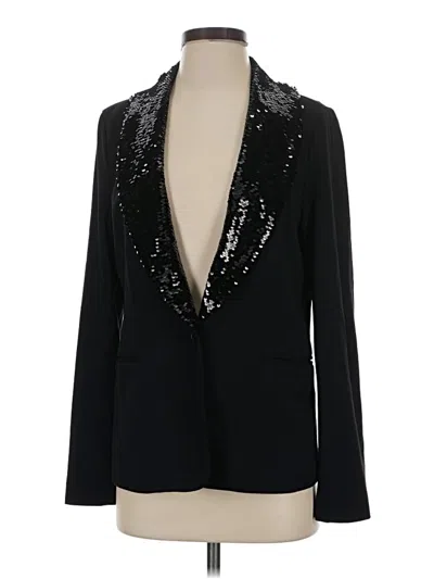 Pre-owned Adrianna Papell Blazer Jacket In Black