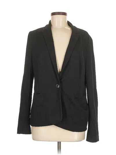 Pre-owned Adrianna Papell Blazer Jacket In Black