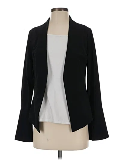 Pre-owned Adrianna Papell Blazer Jacket In Black