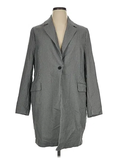 Pre-owned Adrianna Papell Blazer Jacket In Gray