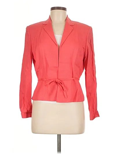 Pre-owned Adrianna Papell Blazer Jacket In Red