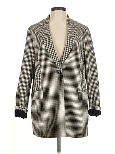Pre-owned Adrianna Papell Blazer Jacket In White
