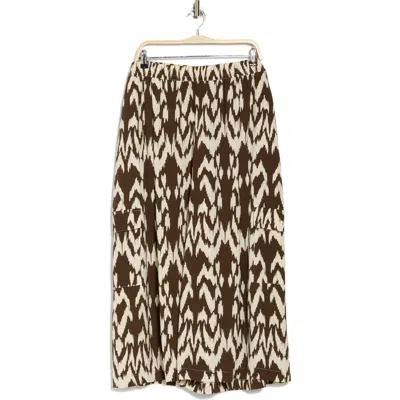 Adrianna Papell Cargo Pull-on Pants In Java/barley Ikat