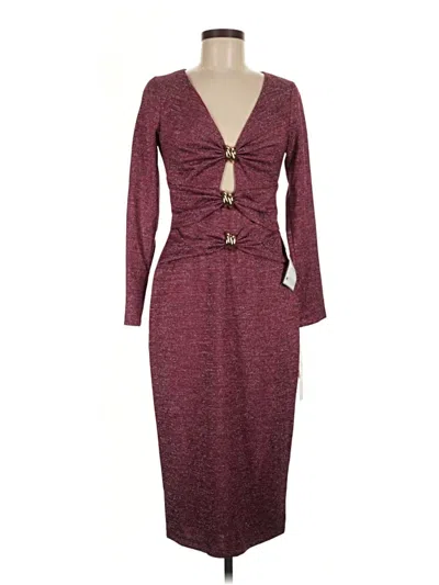Adrianna Papell Casual Dress In Burgundy