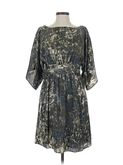 Pre-owned Adrianna Papell Casual Dress In Gray