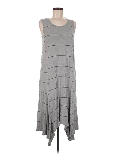 Pre-owned Adrianna Papell Casual Dress In Gray