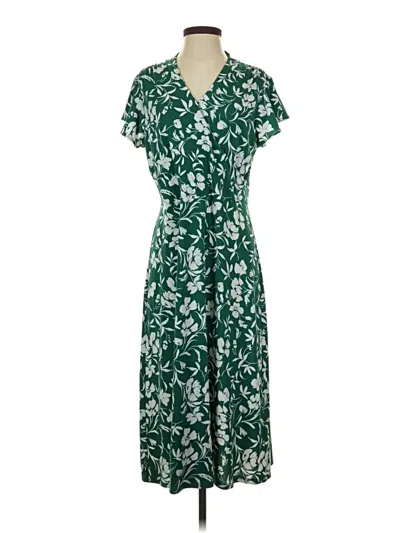 Pre-owned Adrianna Papell Casual Dress In Green